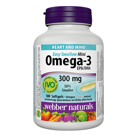 Webber Omega-3 300mg EPA/DHA (180+30 softgels)