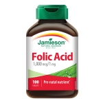 Jamieson Folic Acid 1mg (100 tablets)